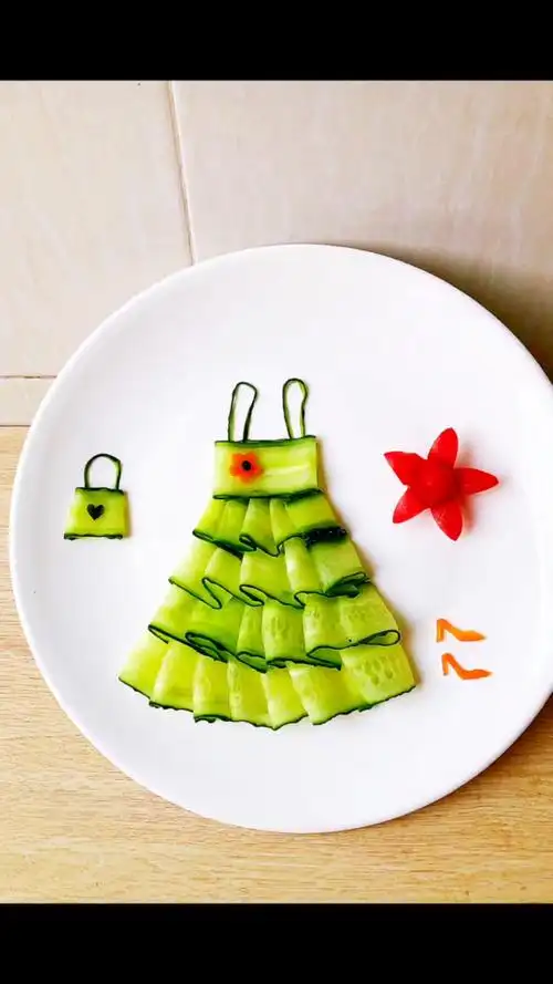 黄瓜创意摆盘