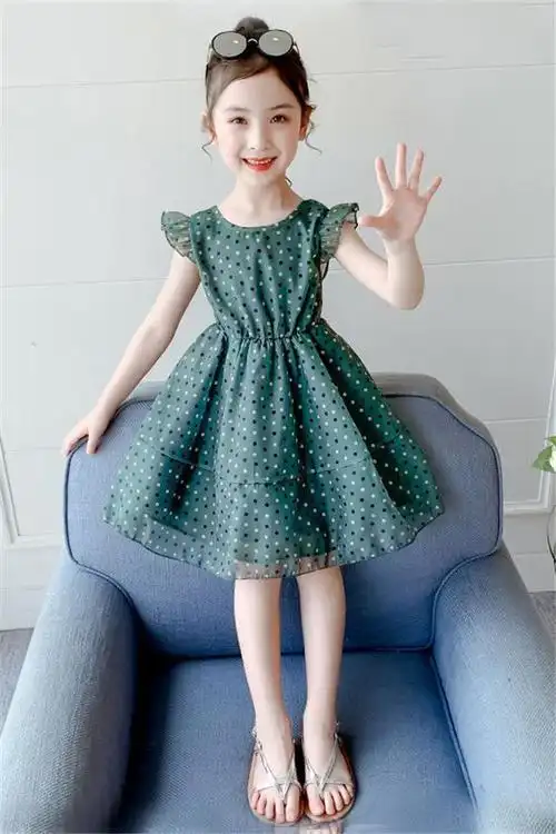 女童连衣裙夏装2020新款网红洋气童装小女孩露背公主裙儿童裙子夏