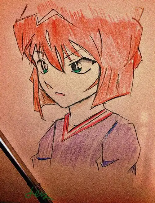 灰原哀简笔画附过程