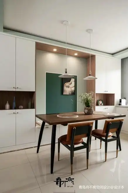 小户型餐厅卡座实用吗家庭餐厅卡座布局造型设计图片