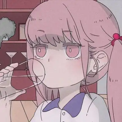 粉色系软萌妹子二次元动漫头像大全