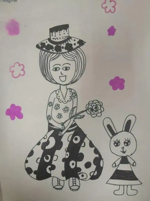 幸福从家开始—南钢职工子女儿童画