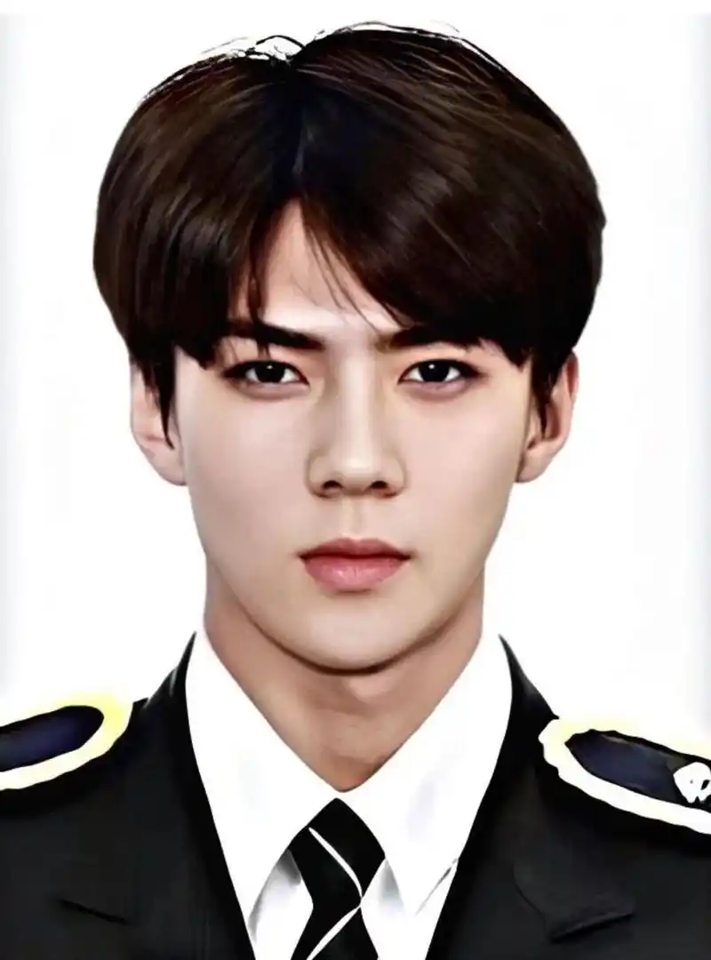 exo的证件照就是最屌的99秒了全世界 他们都得了颜值牛逼证吧