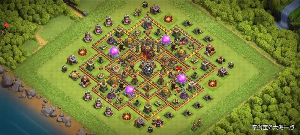 10本对称,部落冲突阵型分享,10本对称分享链接,10本对称阵型链接,10本