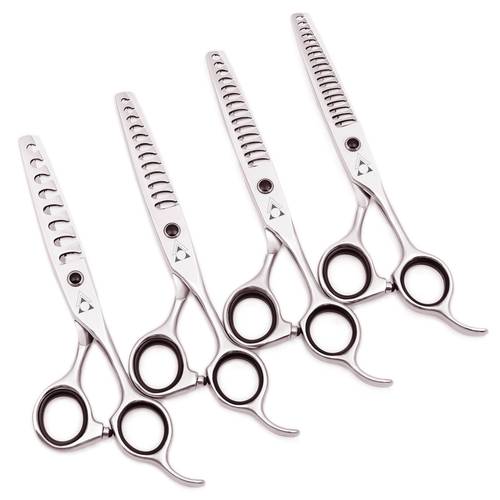 正品专业鱼骨齿剪刀理发剪子男发打薄牙剪碎发刘海平剪美发套装