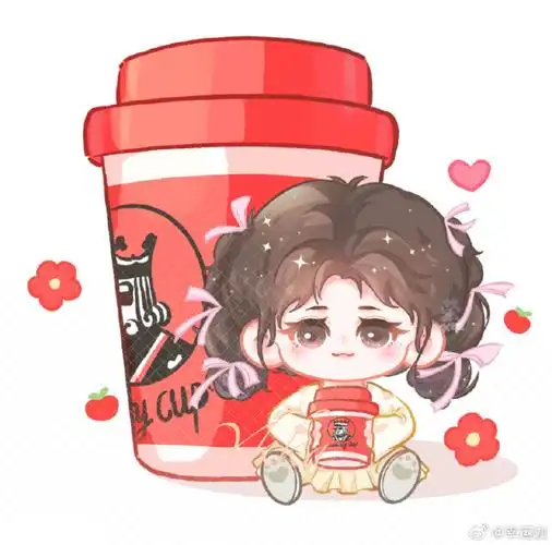 q版小鞠可爱鼠啦!#鞠婧祎代言幸运咖##幸运咖首位品牌代言人