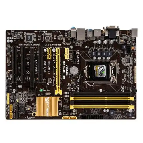 asus华硕b85-plus1150针ddr3电脑主板内存超频大板主板