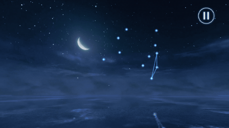 这个美丽的星空游戏把十二星座变活了