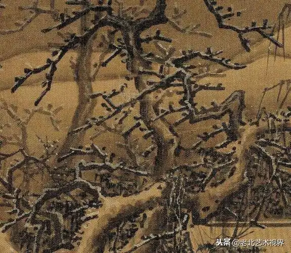 传世名画16▎雪堂客话图夏圭南宋