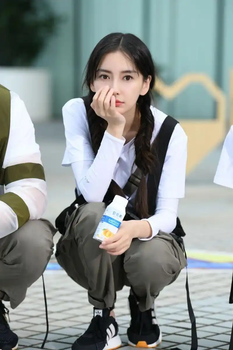 奔跑吧兄弟妆造★杨颖angelababy|||#女明星[话题]# #奔跑吧[话题]