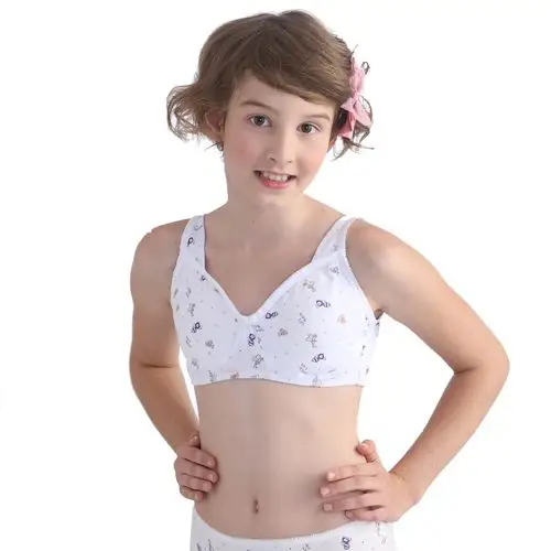 童装 儿童文胸 女童 少女文胸发育期 背心式 纯棉 无钢圈