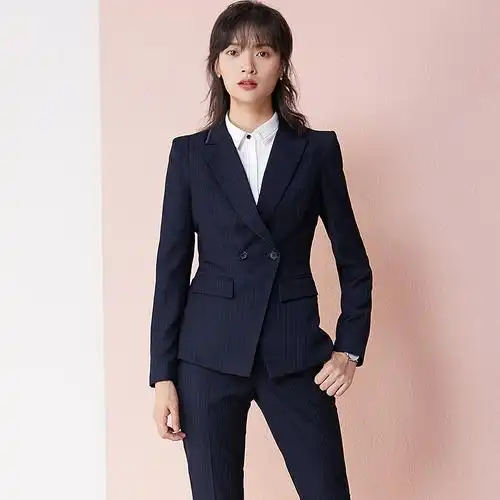 巨千西装套装女春秋商务正装西服套裤两件套ol职业套装女士工作服