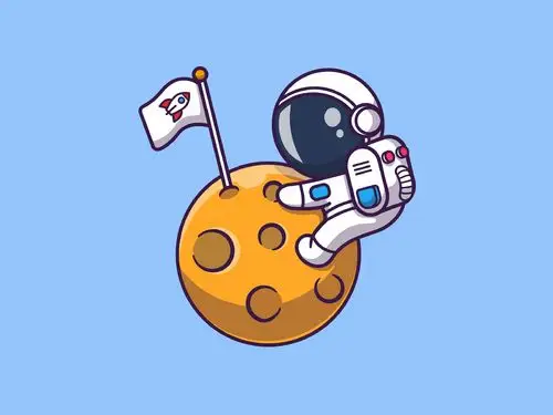 q版宇航员星球系列 图形设计