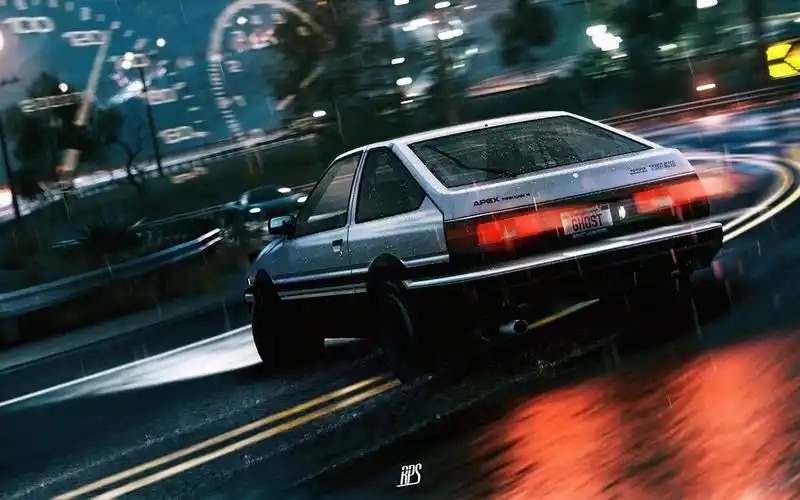 头文字d8无限pc ae86 秋名山下行