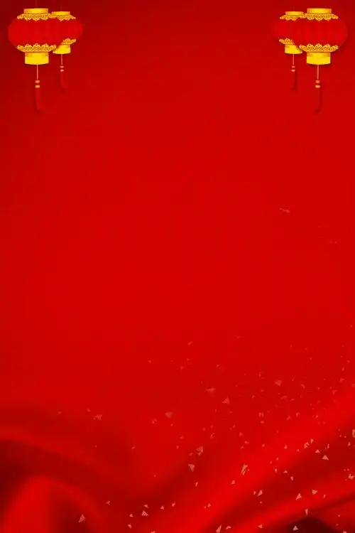 牛年手绘插画背景图片-2021喜庆牛年手绘插画背景素材下载_懒人图库