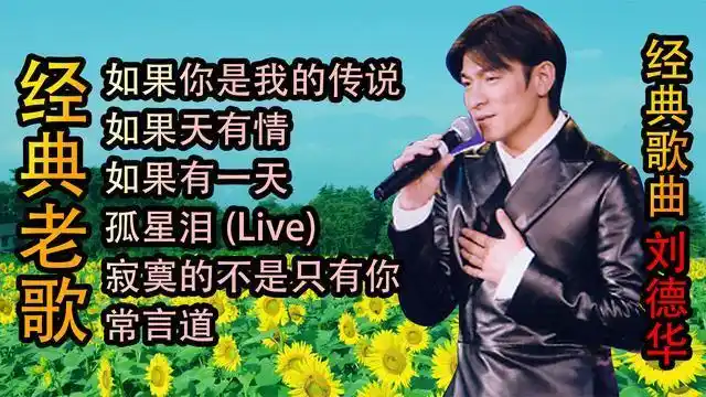 刘德华如果你是我的传说如果天有情如果有一天孤星泪常言道