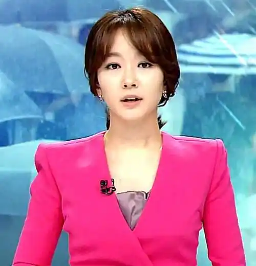 问下这个韩国新闻女主播是谁,好漂亮的