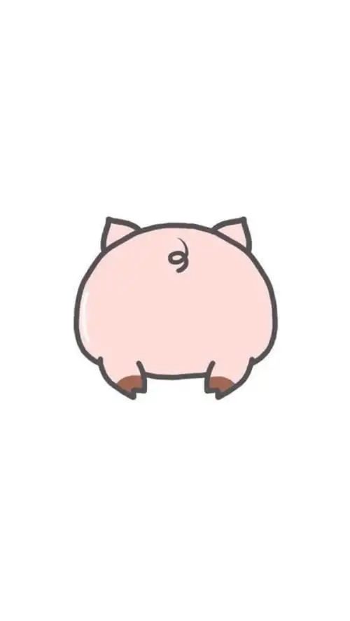 过年猪简笔画可爱卡通简笔画怎么画粉色小猪十二生肖猪简笔画图片