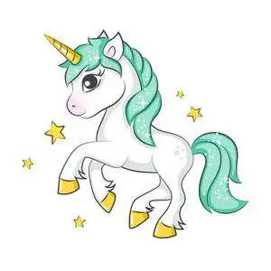 独角兽贴纸图片