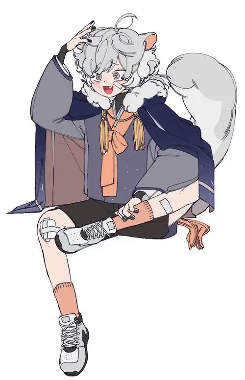 简约 手绘 素材 绘画 韩国画师 人设 服装设计