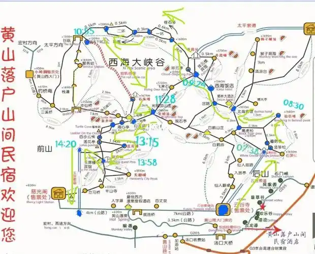 一日游攻略黄山