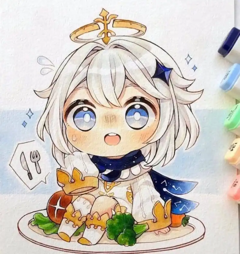 q版男生女生入门版动漫素材分享～ 简单q版入门级绘画素材分享