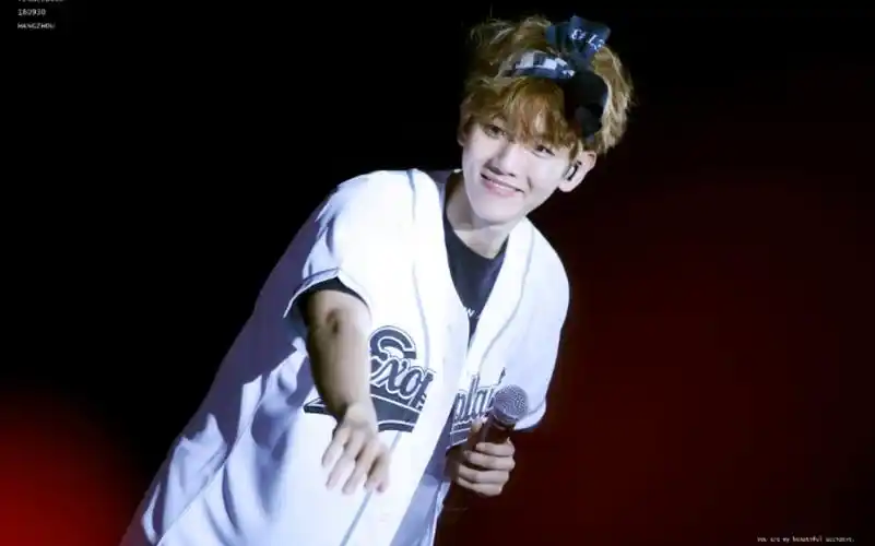 【边伯贤】《lucky one》戴发带的小狗狗直拍_哔哩哔哩_bilibili