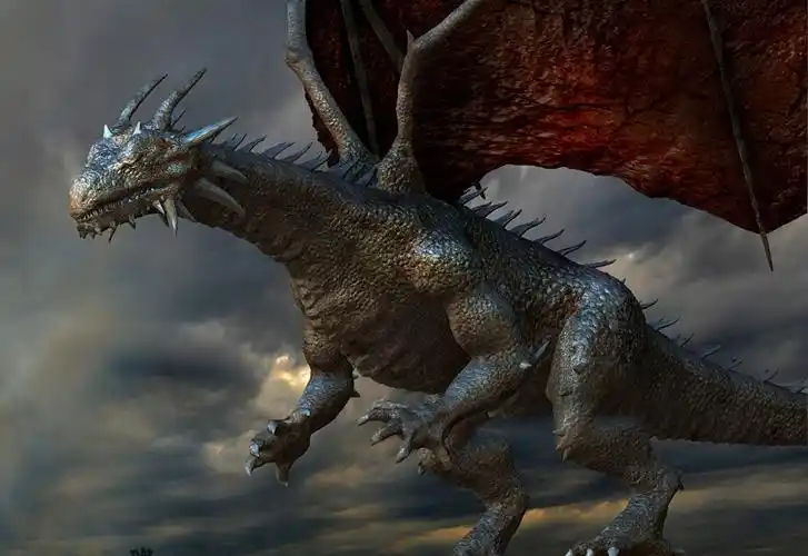 龙,翅膀,奇幻作品,3d图形壁纸,照片,下载