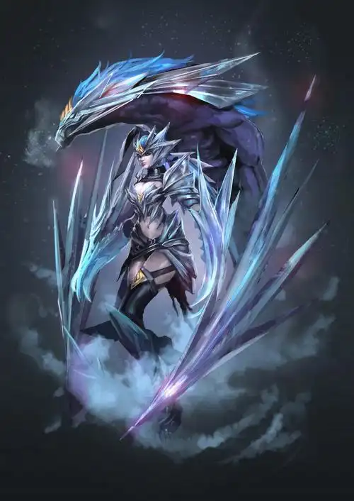 lol英雄联盟龙血武姬希瓦拉龙女皮肤1