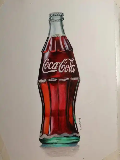 彩铅作业打卡可乐