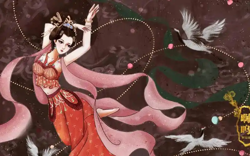 【板绘古风】舞者_哔哩哔哩_bilibili