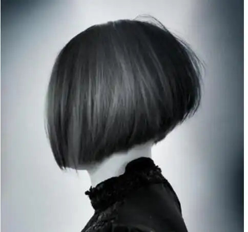 剃后脑波波头发型图片(2)_波波头_西子美发网