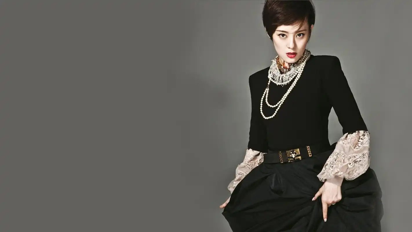 孙俪黑色性感美女桌面壁纸