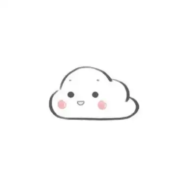 萌萌哒云朵头像高清超萌的二次元云朵可爱头像图片