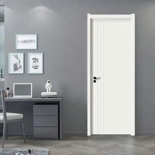 木门免漆门实木复合烤漆简约生态现代卧室门钢室内门