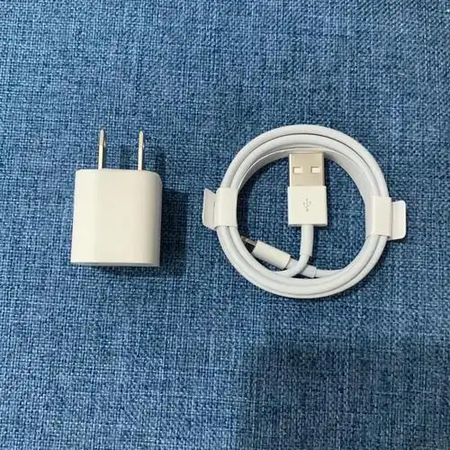 apple拆机配件适用于苹果手机5w充电器数据线10wiphone 20w快充头type