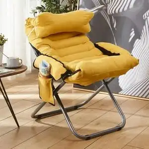 午休躺椅可坐可躺折叠竹椅阳台家用休闲午睡床老人专用懒人椅靠背