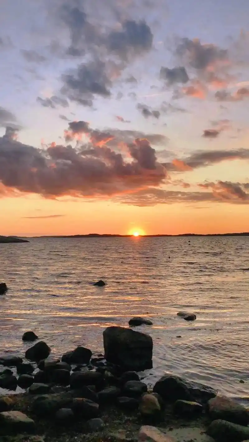 分享ins夕阳背景图/头像.#夕阳 #治愈风景 #海边美景  - 抖音