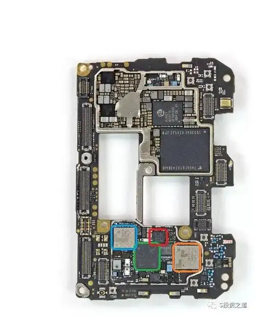 华为mate20x 5g 手机的内部构造