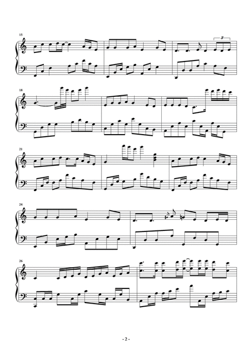 沉默是金_钢琴谱_搜谱网