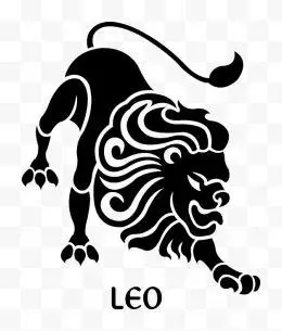 狮子座十二星座标识图标7png素材透明免抠图片-标徽logo-三元素3png.