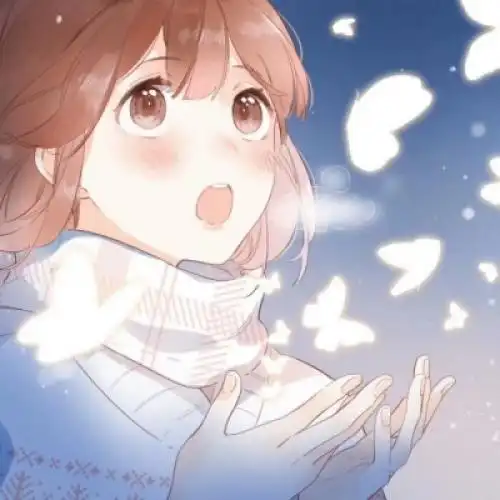 唯美动漫情侣头像图片一男一女赶上才是最好的相遇