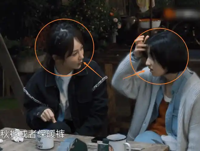 两人脸部状态太抢镜看着镜头里变成话唠聊个不停的杨紫和张子枫,这样