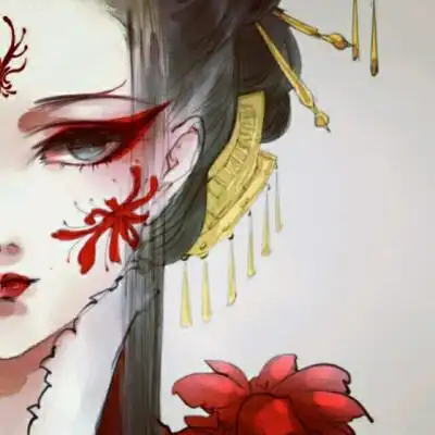 唯美彼岸花头像