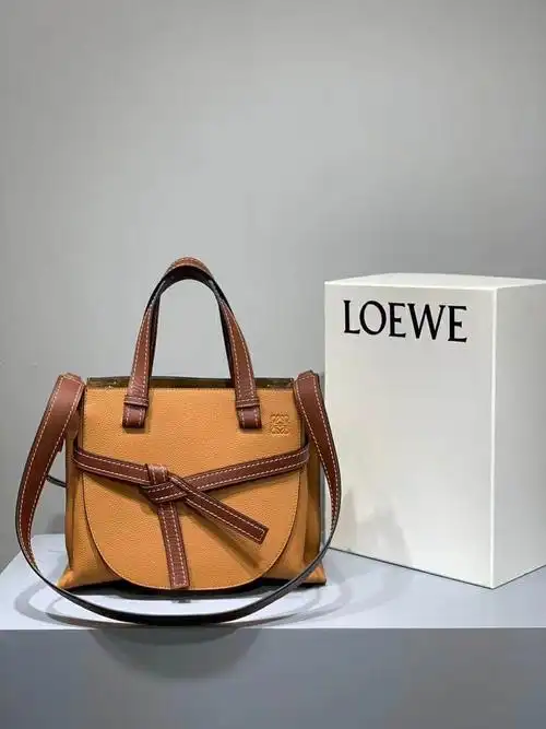 罗意威/loewe gate top handle手提马鞍包