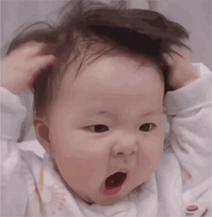 萌娃挠头动态表情包 - 高清图片,堆糖,美图壁纸兴趣社区