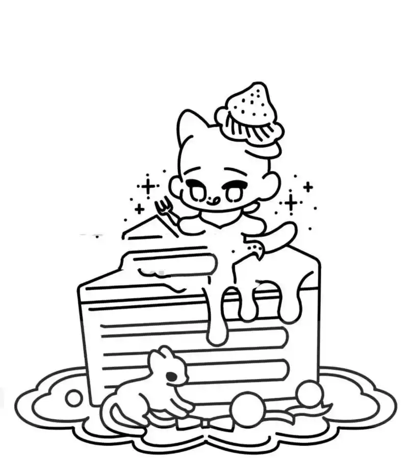 q版素材|单人模板分享          搞得就是艺术