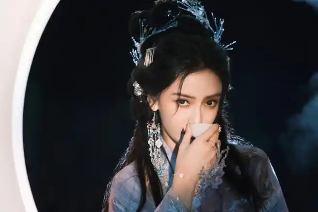 angelababy古装清冷感##angelababy月下浅酌