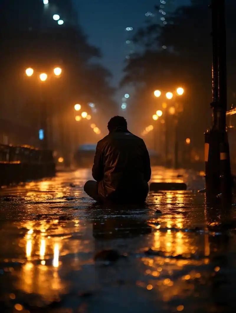 雨夜里的孤独,思念的人  雨夜,是思念的温床,是孤独的摇篮.