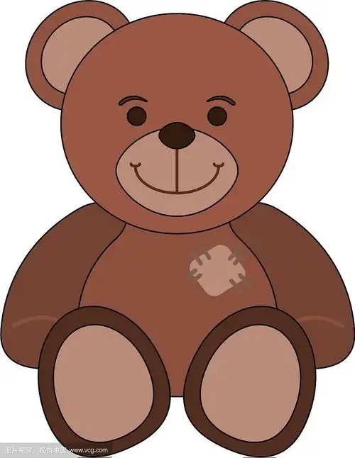 卡通可爱的泰迪